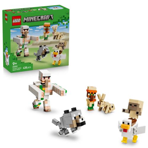 LEGO® Minecraft® Pustinjski napad jahača pileta, igračka 21592