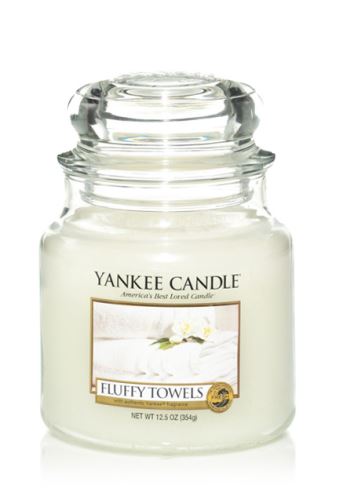 Yankee Candle Fluffy Towels mirisna svijeća 411 g