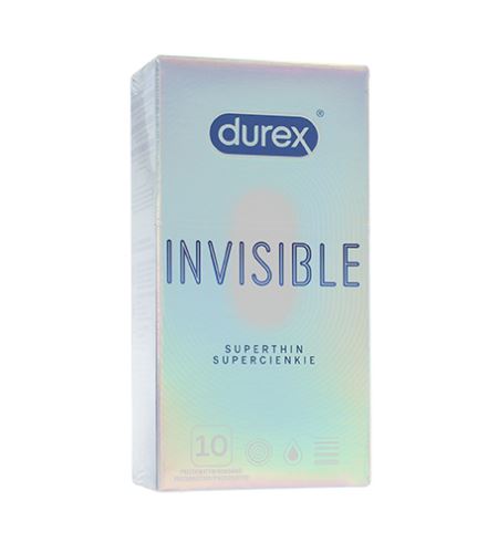 Durex Invisible Extra Thin Extra Sensitive kondomi 10 kn