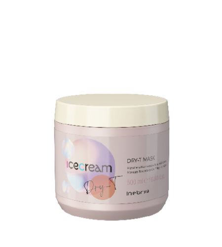 INEBRYA Ice Cream Dry-T hranjiva maska ​​za suhu i kemijski tretiranu kosu