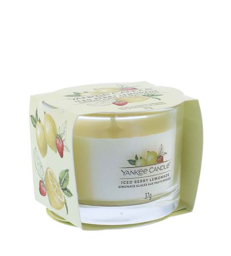 Yankee Candle Iced Berry Lemonade mirisna svijeća u čaši 37 g