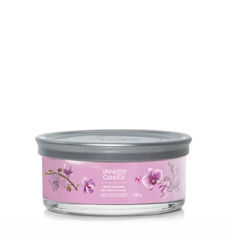 Yankee Candle Wild Orchid signature tumbler svijeća u čaši s pet fitilja 340 g