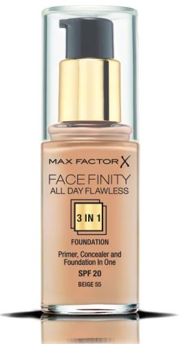 Max Factor Face Finity 3in1 Foundation SPF20 tekući puder 3u1 30 ml 55 Beige