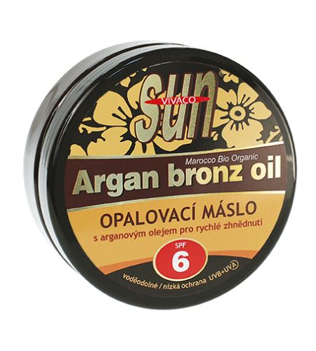 Vivaco SUN Argan Bronz Oil maslac za sunčanje s bio arganovim uljem SPF 6 200 ml