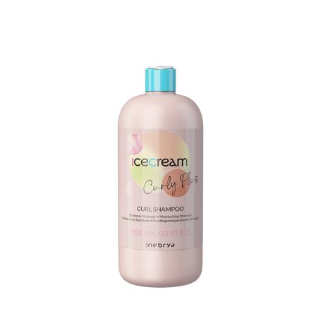 INEBRYA Ice Cream Curly Plus hidratantni šampon za kovrčavu valovitu kosu ili kosu s trajnim minivalom