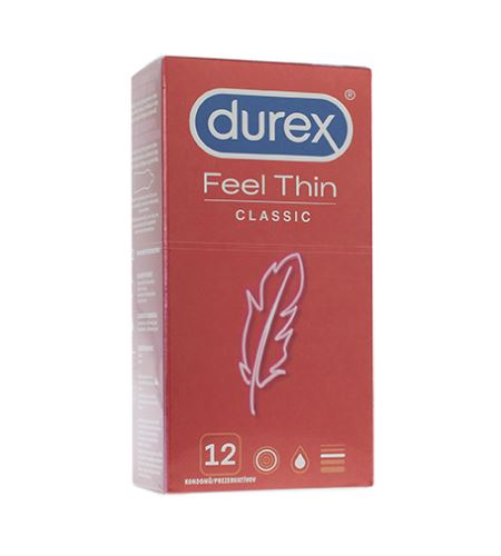 Durex Feel Thin Classic kondomi 12 kn