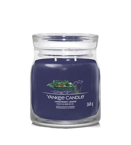 Yankee Candle Lakefront Lodge signature svijeća srednja 368 g
