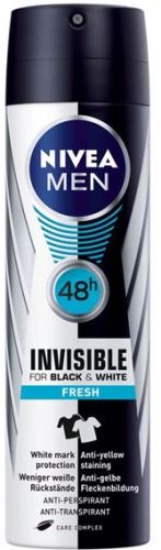 Nivea Men Invisible Black & White Fresh 48h antiperspirant u spreju za muškarce 150 ml