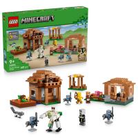 LEGO® Minecraft® Napad evokera na selo, komplet igračaka 21596