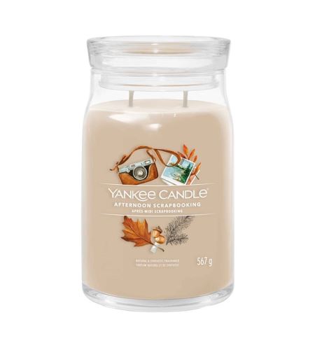 Yankee Candle Afternoon Scrapbooking signature svijeća velika 567 g