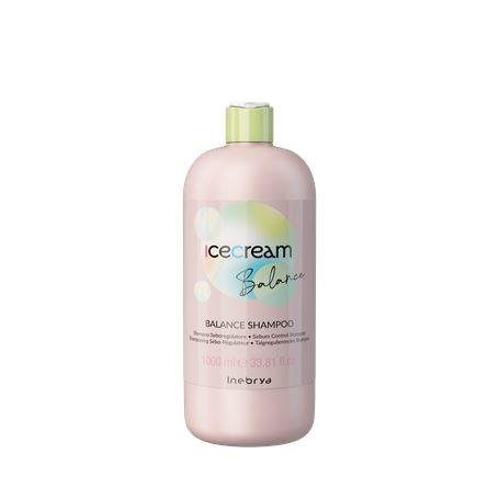 INEBRYA Ice Cream Balance Balance Shampoo šampon za regulaciju stvaranja sebuma, za kožu i kosu sklonu mašćenju