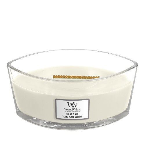 WoodWick Solar Ylang mirisna svijeća s drvenim fitiljem 453,6 g