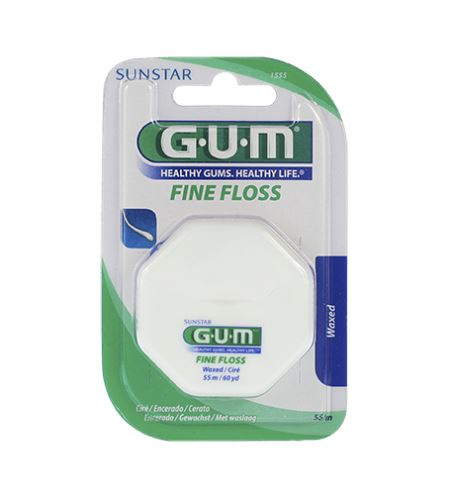 G.U.M Fine Floss dentalni konac od voska 55 m