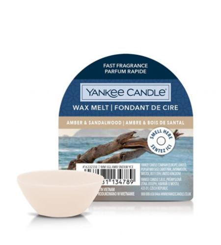Yankee Candle Amber & Sandalwood mirisni vosak 22 g
